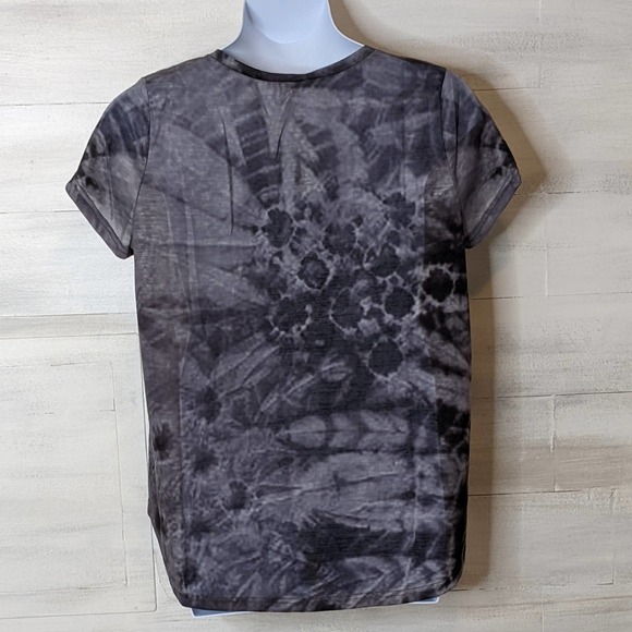 Luuske Boho Hippie Indie Blue Knit Tie Dye Loose Fit Top Size 1X NWT - Picture 2 of 3